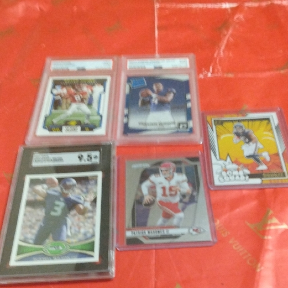 Assorted Football Trading Cards